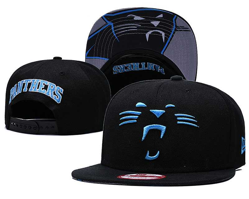 Panthers Cartoon Logo Black Adjustable Hat GS,We sell and wholesale Panthers Cartoon Logo Black Adjustable Hat GS on line form chian!